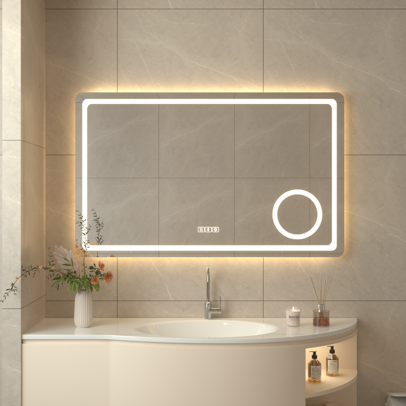 Miroir Salle De Bain 80 X 60cm Bluetooth