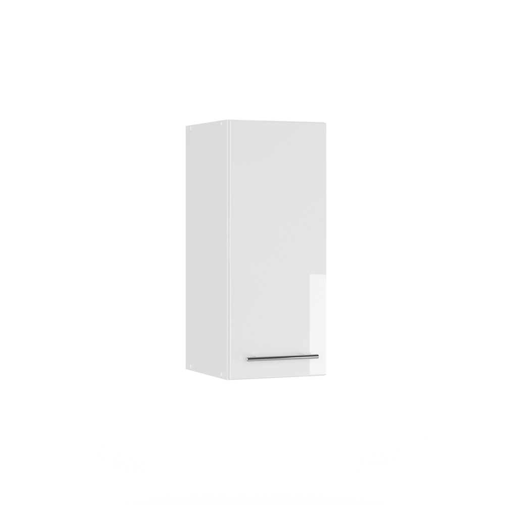 Vicco - Elément haut de cuisine Fame-Line, Blanc Haute brillance, 30 cm