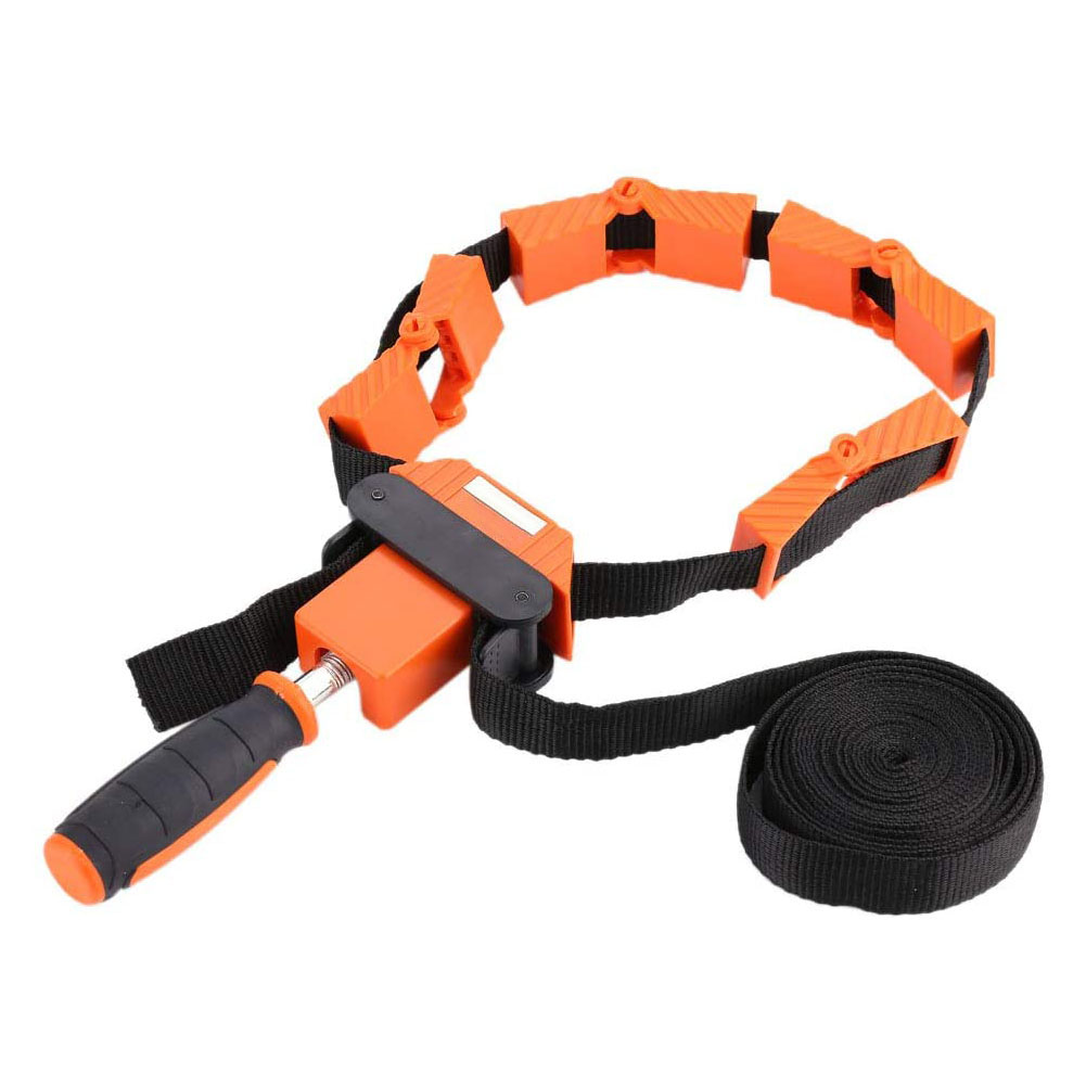Serre-joint à sangle à cliquet en nylon, bloc de serrage pliable de 35° à 305°, sangle 4 m x 25 mm