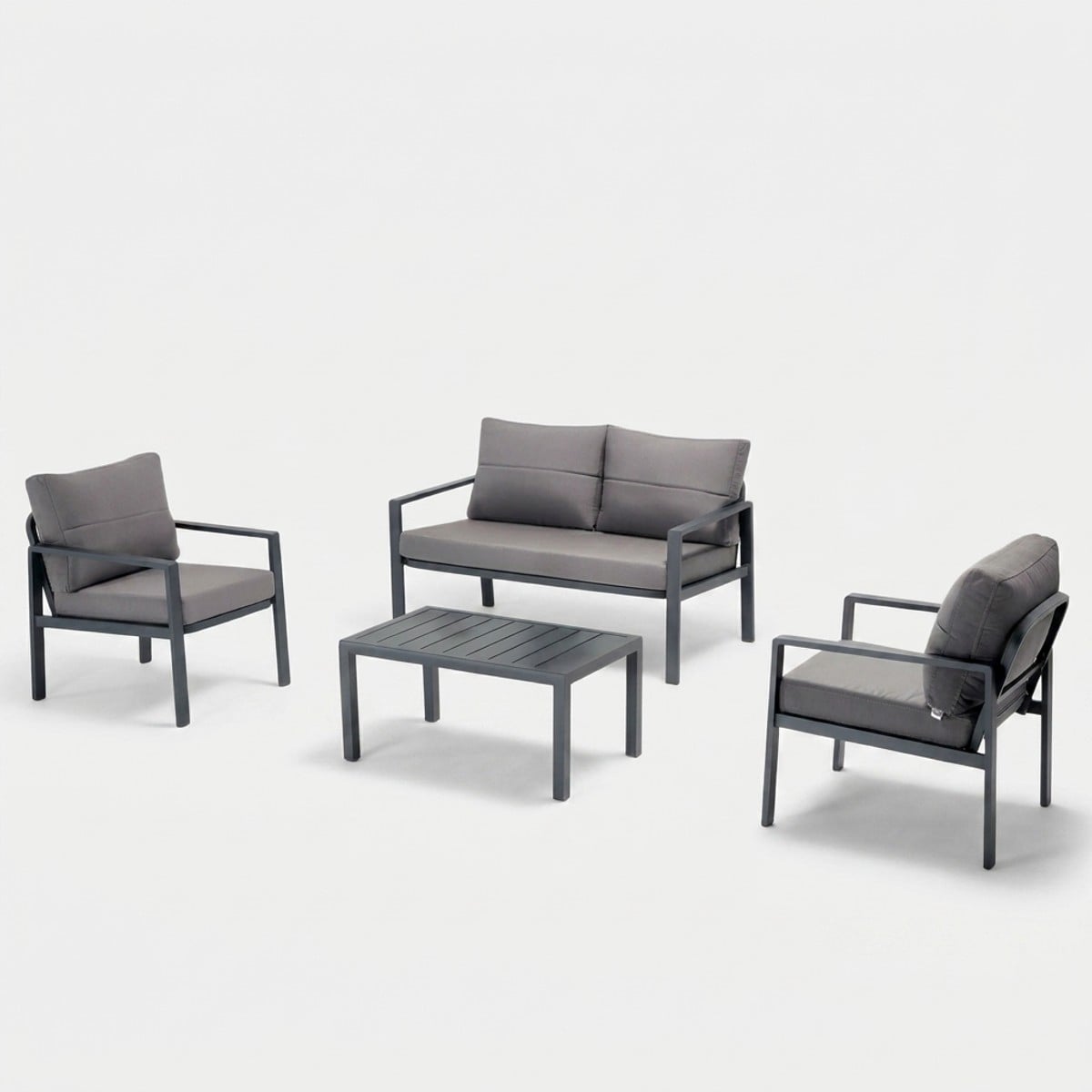Homitis Grau Gartenlounge, Siena Garden Lounge Set - Bild 2