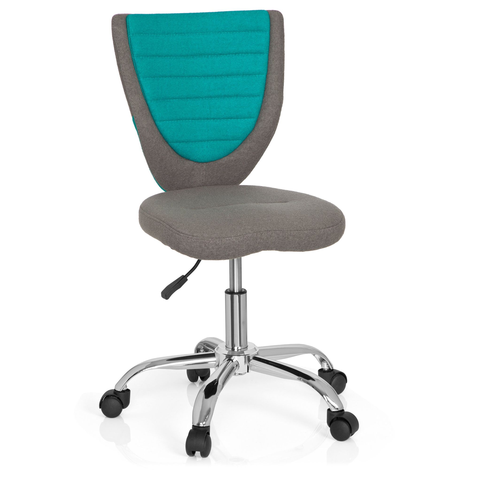 Hjh Office Grau/Türkis Bürostuhl, Kiddy Comfort (44 - 53 Cm) - Bild 3