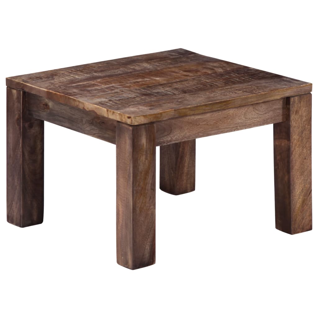 Vidaxl - Table Basse 50x50x35 Cm Bois De Manguier Massif