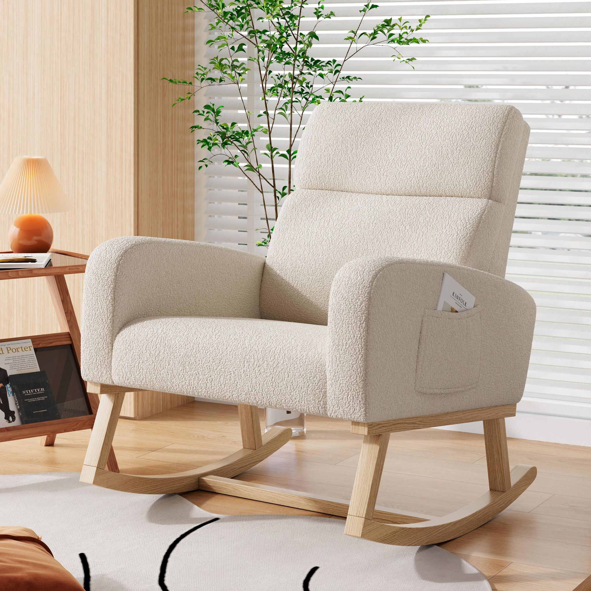 Eifson - Fauteuil À Bascule, Avec Accoudoirs