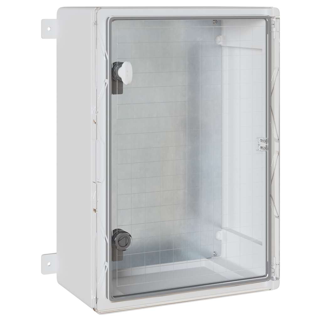 Armoire de rangement d'atelier en plastique ABS gris, 35 x 19,5 x 50 cm, montage au tournevis
