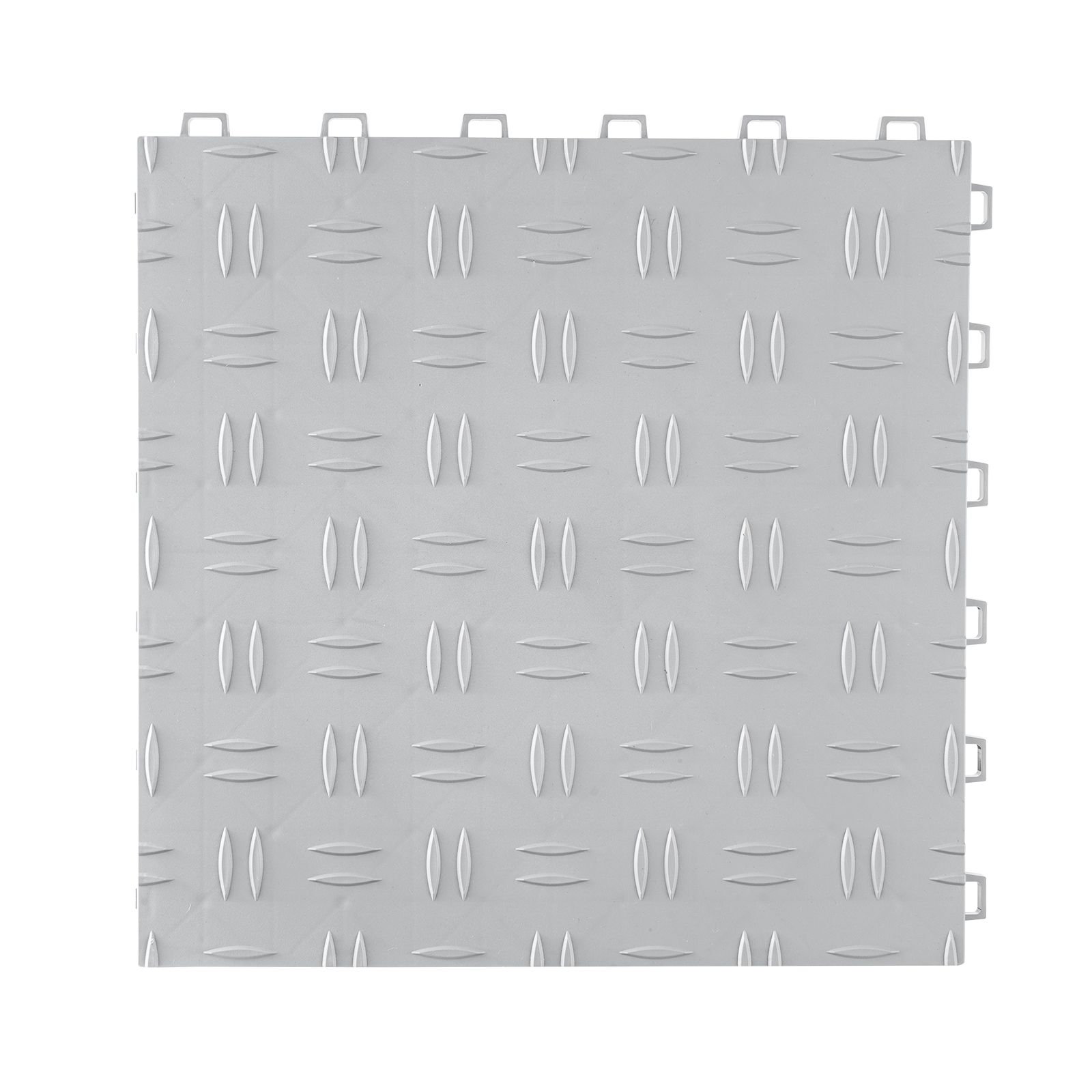 Dalle de garage emboîtable 12 x 12 x 0,53 po, antidérapante double face, lot de 25