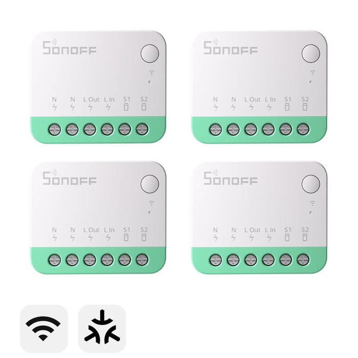1-20 piezas SONOFF MINIR4M Matter Wifi interruptor inteligente Mini módulo de automatización del hogar conexión Local para Alexa Google Home SmartThings