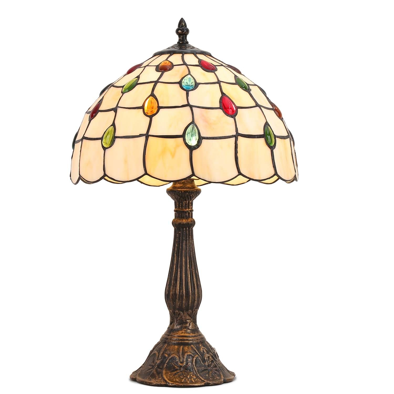 Barcelona Led - Lampe À Poser 'rafa' Inspiration 'tiffany' - Ø 30cm