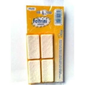 Feltrini Adesivi Mm.25x50 Bianco Rettan