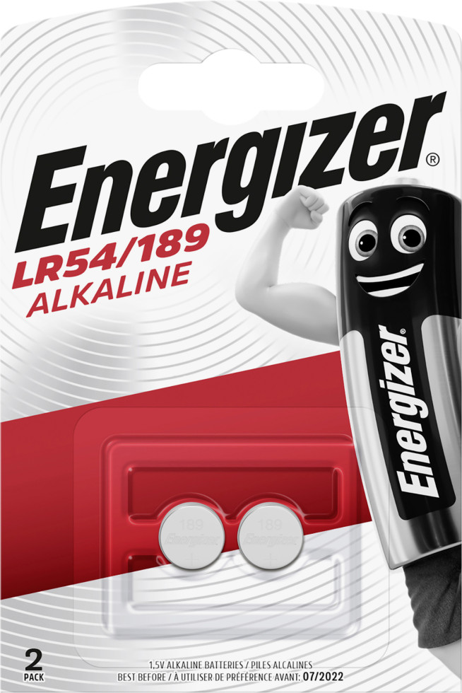 Energizer Knopfzelle ® Alkaline 189/Lr54 1,5V 2 St./Pack.