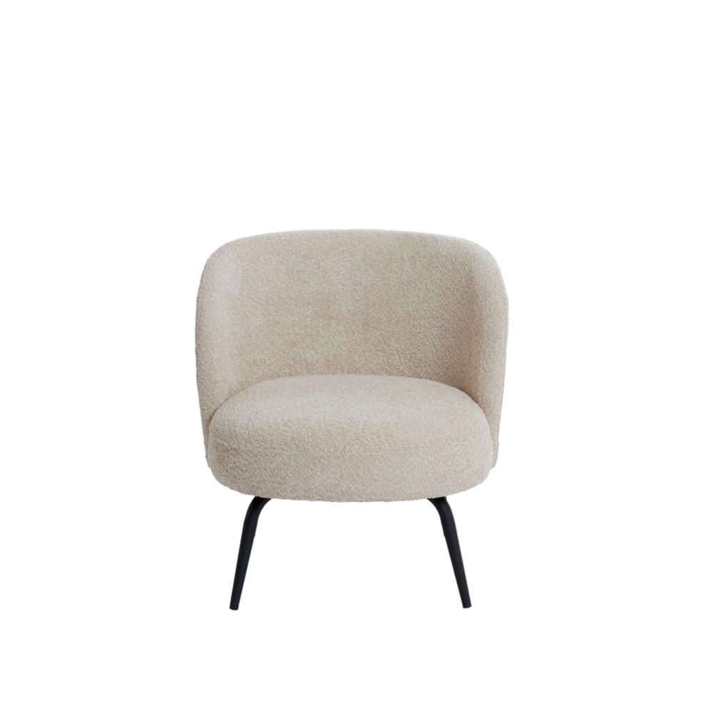 Eleganter Brauner Textil-stuhl Light & Living Dieyda