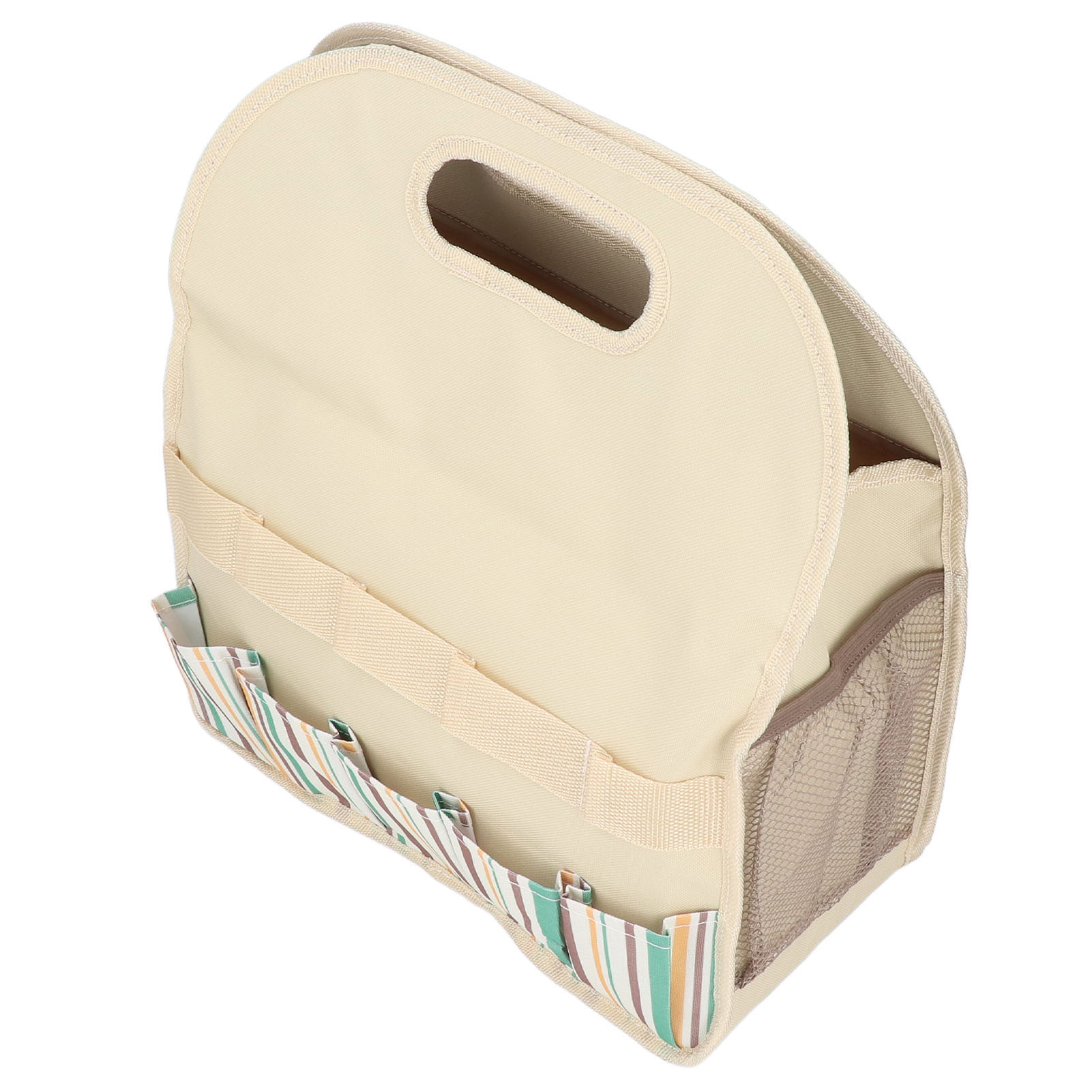 Sac à outils de jardin grande capacité en toile Oxford 600D, 35,5 x 17 x 40 cm, pliable