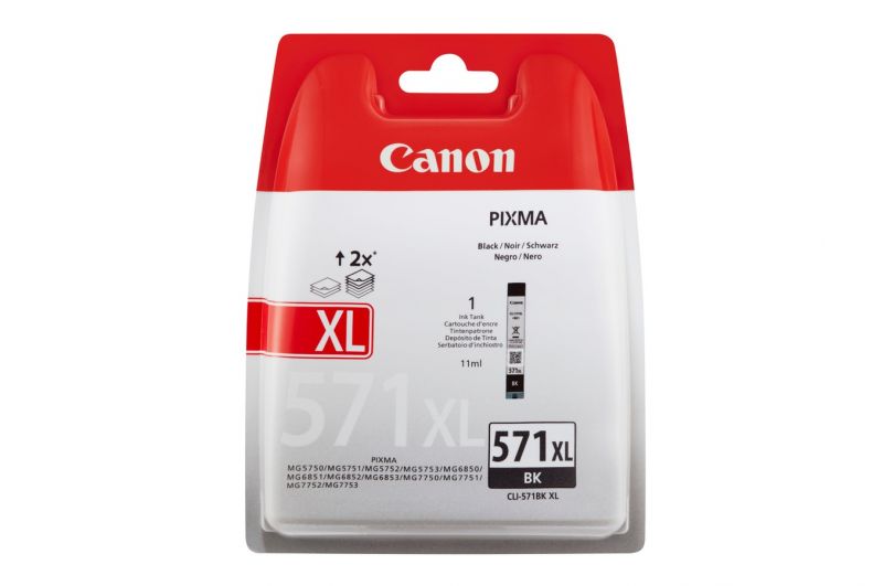 Canon CLI-571XL Tintenpatrone 0331C004, Schwarz für Canon PIXMA TS8050 - Bild 3