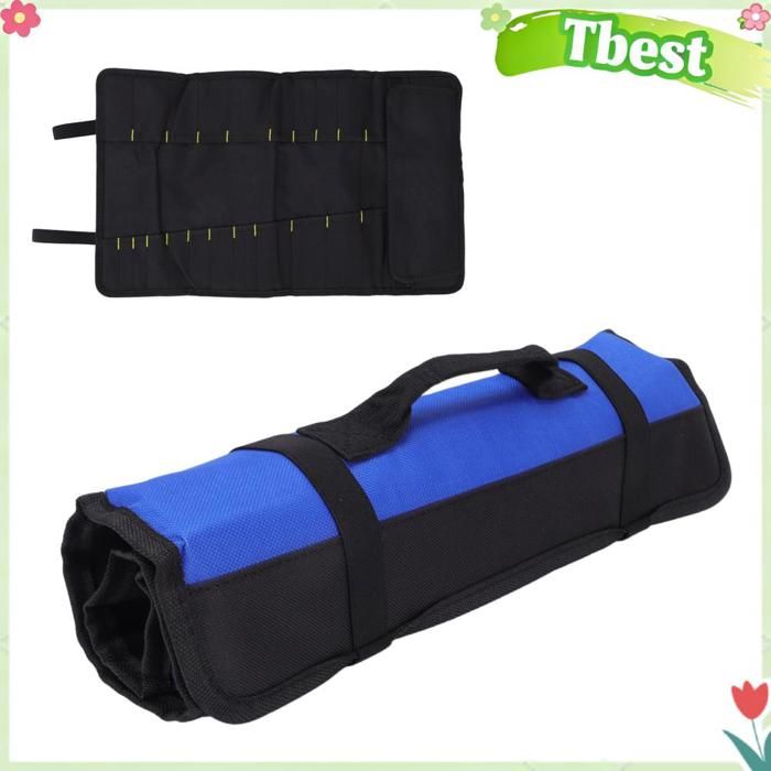 Pochette de rangement pour outils de chef imperméable avec poignée, bleu foncé