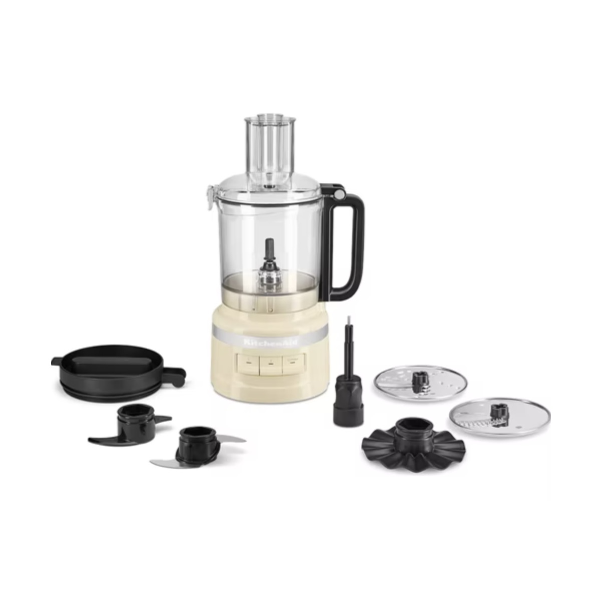 KitchenAid Küchenmaschine 2,1L, Zerkleinerer, Hobel, Julienne & Schneebesen, 3 Geschwindigkeiten & Pulse, 6 Zubehörteile inkl. Teigmesser, Julienne & Schneebesen, kühlschrankgeeignete Schüssel, Alm... - Image 4