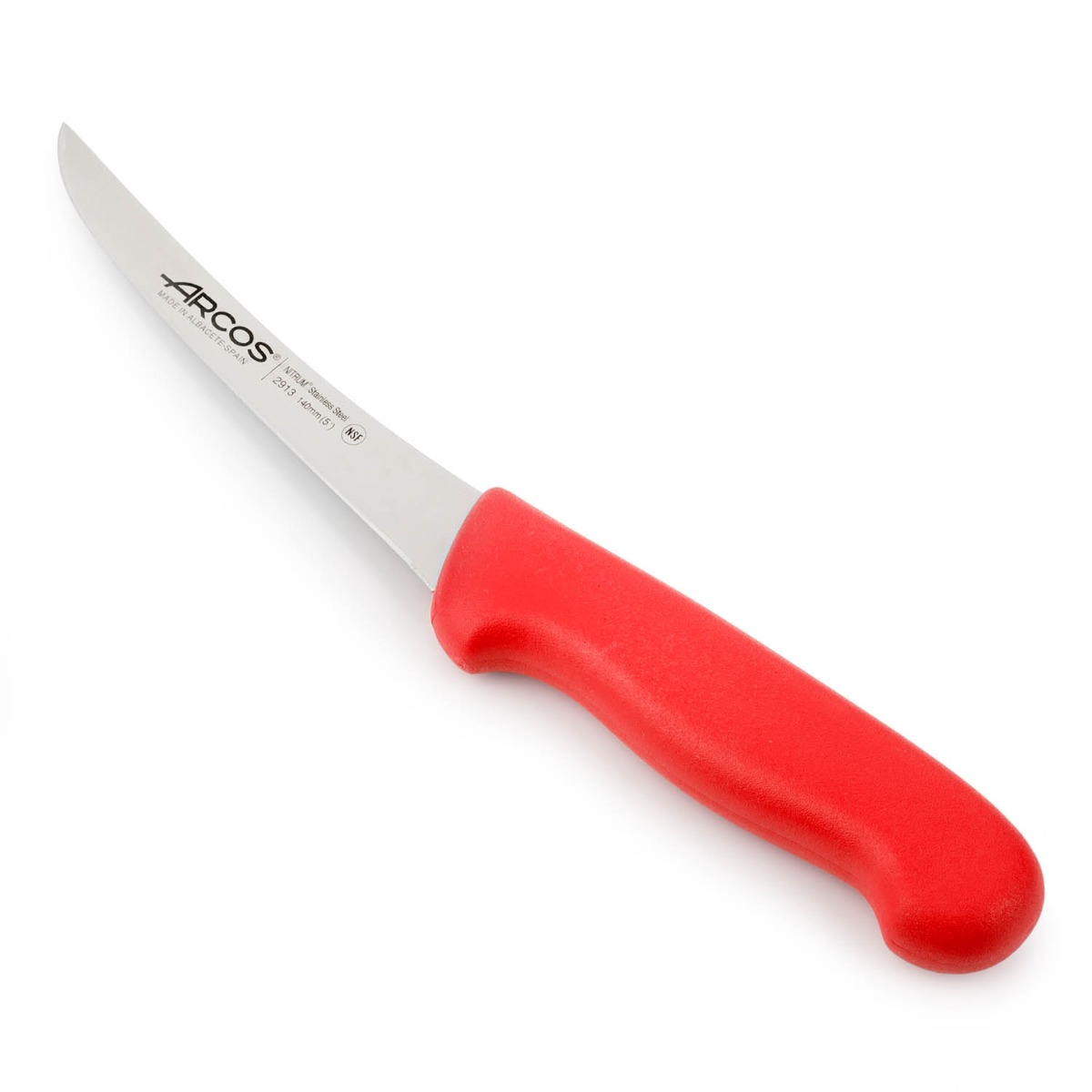 Arcos Rot Ausbeinmesser Farbe - Prof 291322 In Nitrum Edelstahl Und Mango Ergonomisches Es Polypropylen Und 14 Cm Klinge, Vitrine
