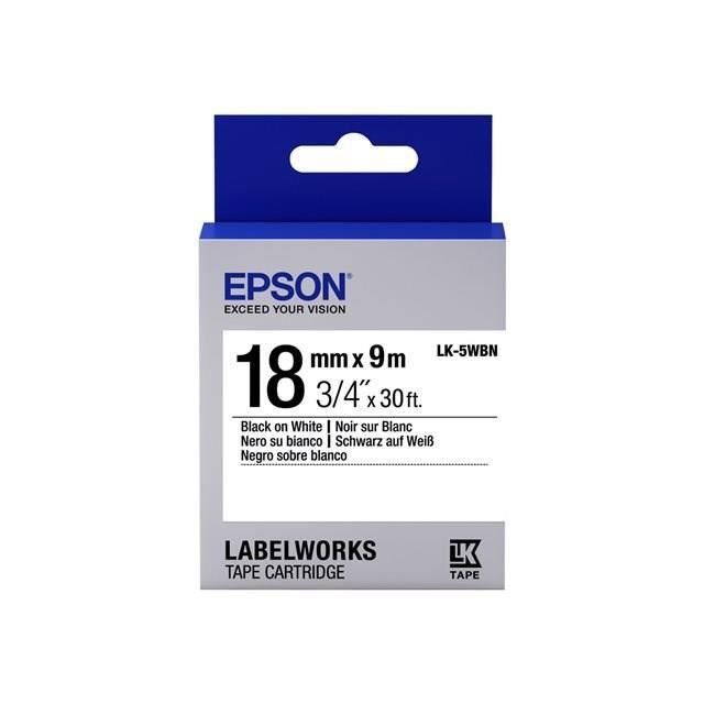 Epson Schwarz Beschriftungsband, Etikettenkassette Lk-5Wbn (1.80 Cm, ) - Image 2