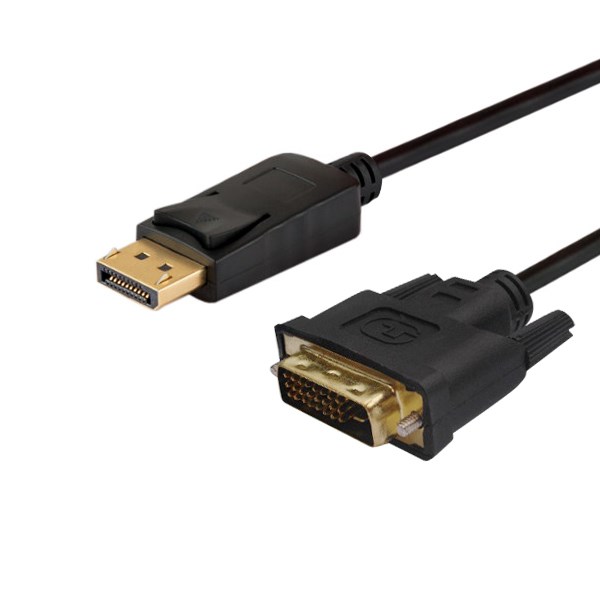 Savio Schwarz Cl-106 Video Cable Adapter 1.8 M Displayport Dvi Black
