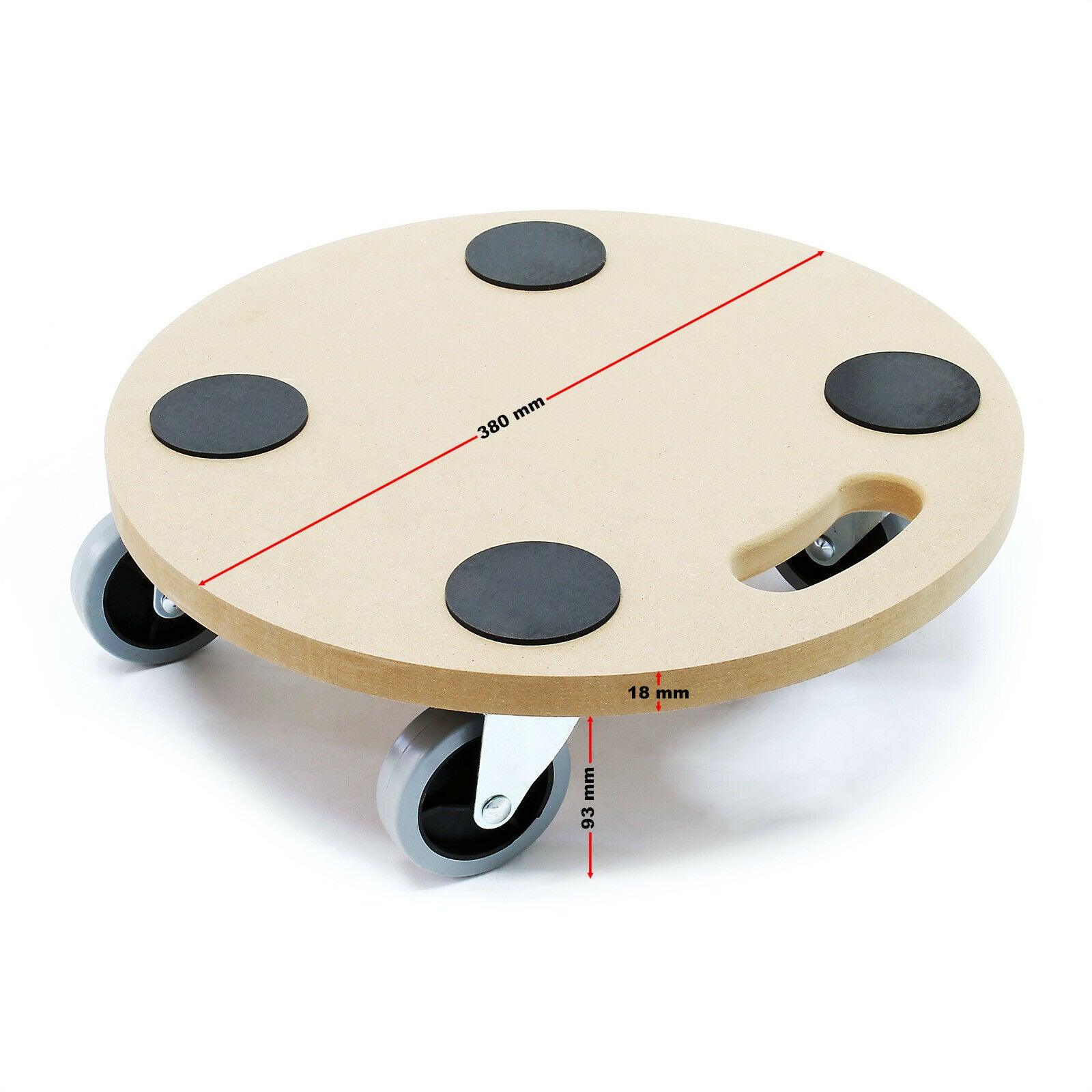 Helloshop26 - Carrello Trasporto Su Ruote Per Mobili In Lamiera Mdf 38 Cm 250 Kg 160000765 HELLOSHOP26