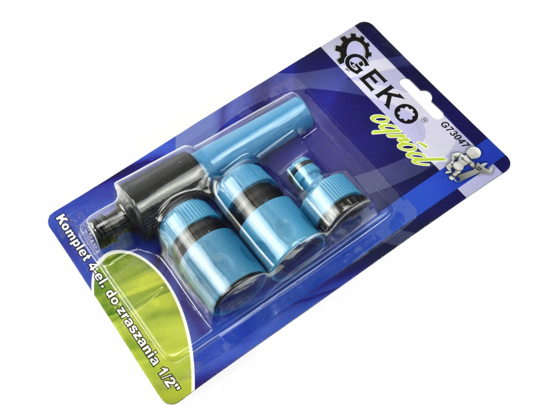 Import Bewässerungsset Geko G73047 4 Teile Schnellkupplungen Adapter