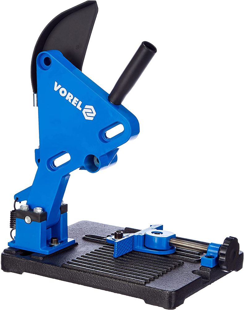Vorel Blau Trennständer Für Einhand Winkelschleifer 115 + 125 Mm