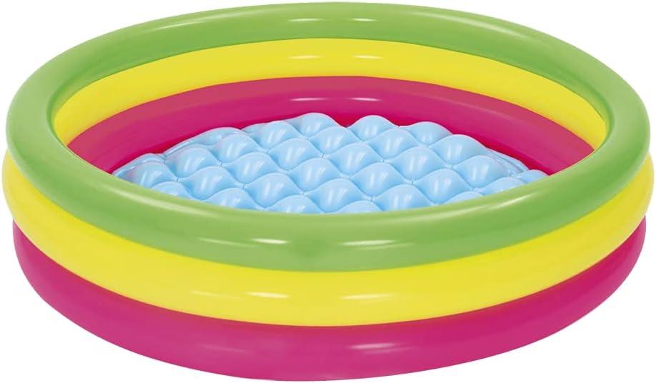 Bestway - Bestwey Piscina Summer 3 Anelli 102x25 Cm Fondo Gonfiabile Fuori Terra In Gomma Bestway
