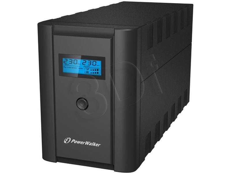 Powerwalker VI 1200 LCD/FR - Line-Interaktiv - 1200 VA - 600 W - Sine - 170 V - 280 V (1200 VA, 600 W, Line-Interaktiv USV), USV - Bild 4