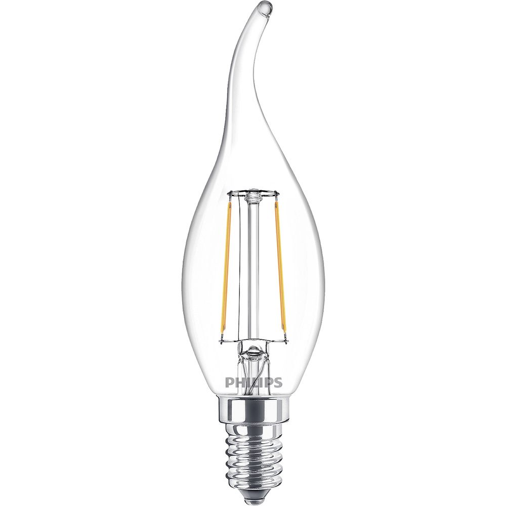 Philips - Led 76319000 Led Eek E (A - G) E14 Kerzenform 2 W = 25 W Warmweiß (Ø X L) 3.5 Cm X 12.3 Cm
