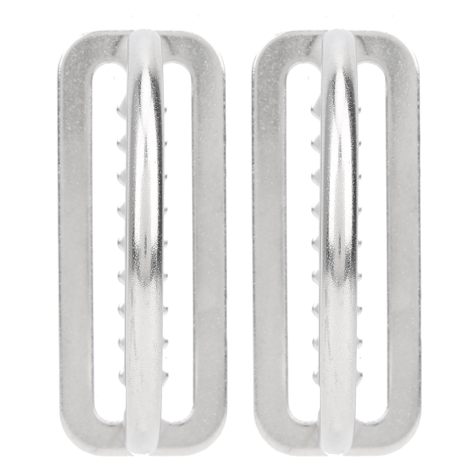 Boucle en D acier inoxydable 304 pour ceinture de lest, 24 x 61 x 38 mm, lot de 2