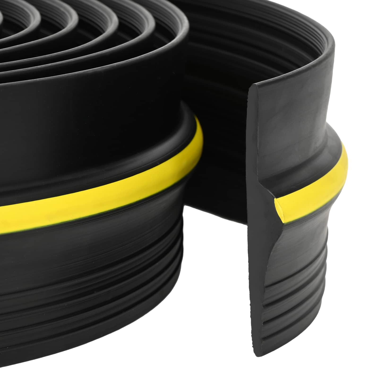 Vidaxl Gelb Bodenabdichtung Für Die Garage Schwarz Und Pvc