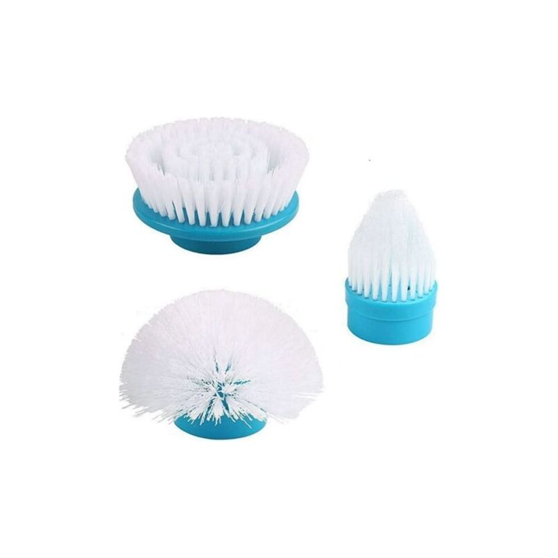 Têtes de brosse de rechange pour épurateur Spin Scrubber, ensemble multifonction de 3 avec adaptateur, 30 x 20 x 6 cm