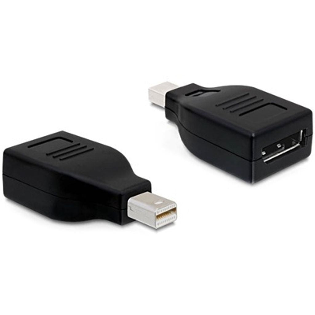 Adattatore Delock Mini Displayport Maschio A Displayport Femmina Nero