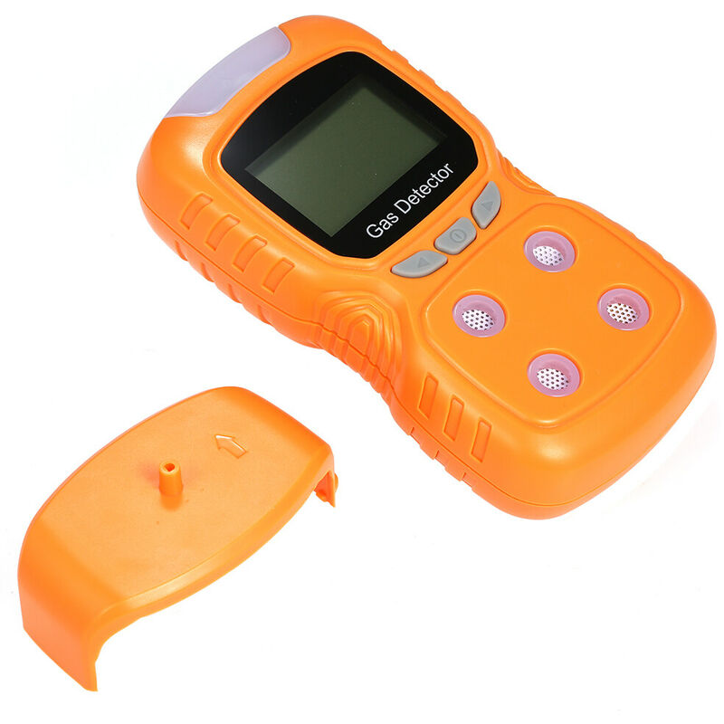 Rilevatore Di Gas 4 In 1 Monitor Co Rilevatore Di Gas Tossico Portatile Digitale Rilevatore Di Monossido Di Carbonio Tester Di Gas Di Idrogeno Solforato Con Display Lcd Allarme Vibrazione Sonora +l