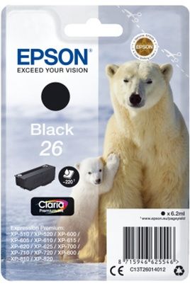 Epson 26 - sort - original - blkpatron - Bild 3