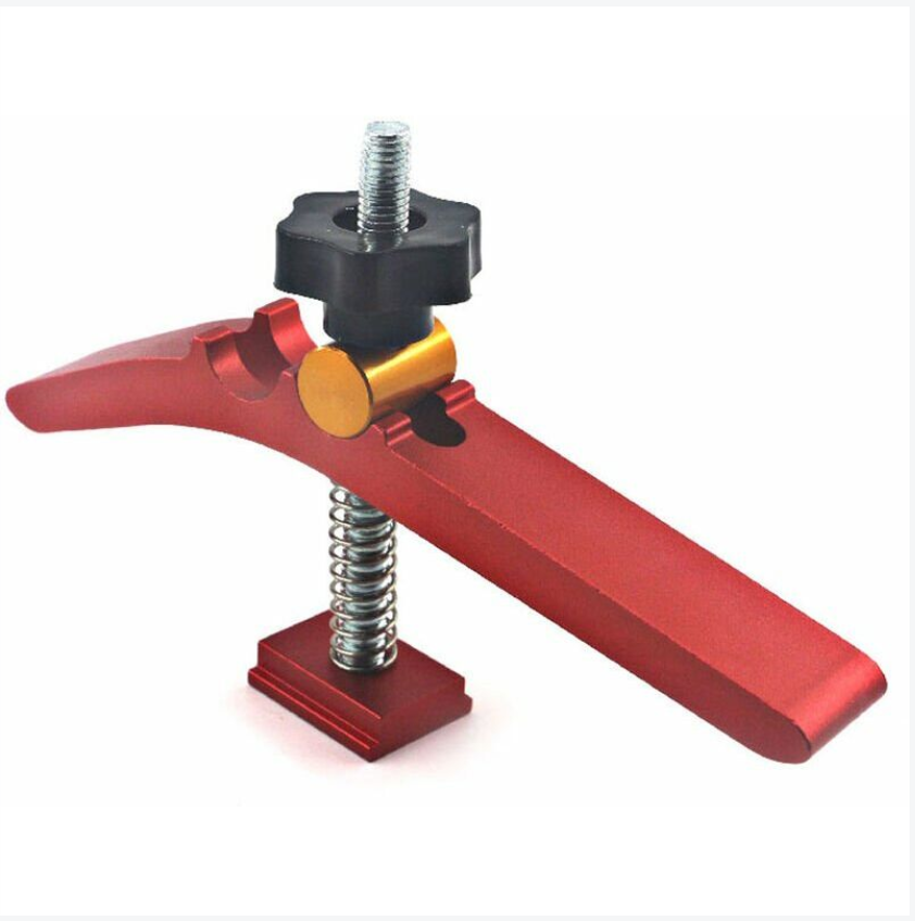 Pince de maintien à action rapide en alliage d'aluminium, 160 x 100 mm, rouge