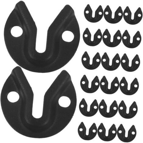 Crochets de suspension à trou de serrure pour cadre photo et miroir, métal robuste, lot de 20