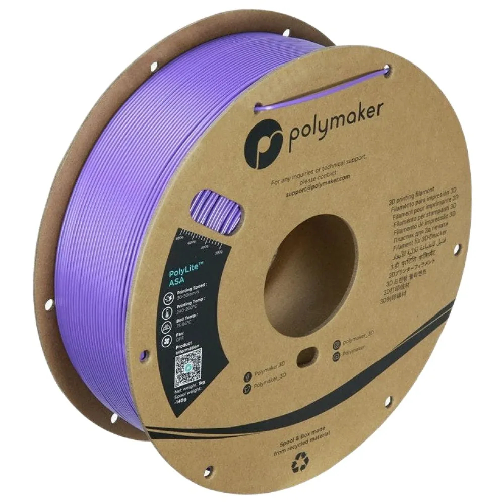 Polymaker Lila Asa 1,75 Mm 1.000 G - Bild 3
