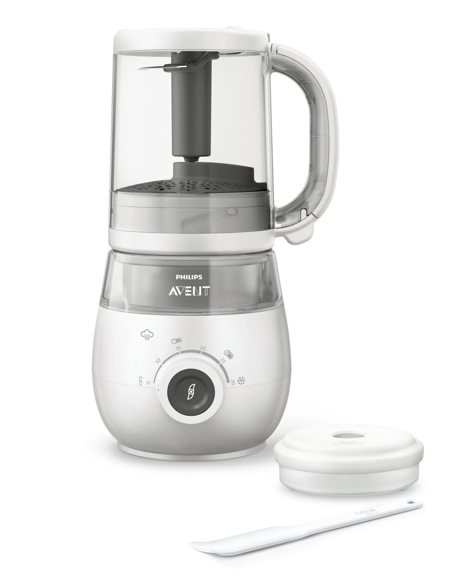 Philips Avent Scf883/01 - Robot Da Cucina 4 In 1 Per Porridge, Cottura A Vapore, Frigorifero, Congelamento E Riscaldamento Da Una Ciotola