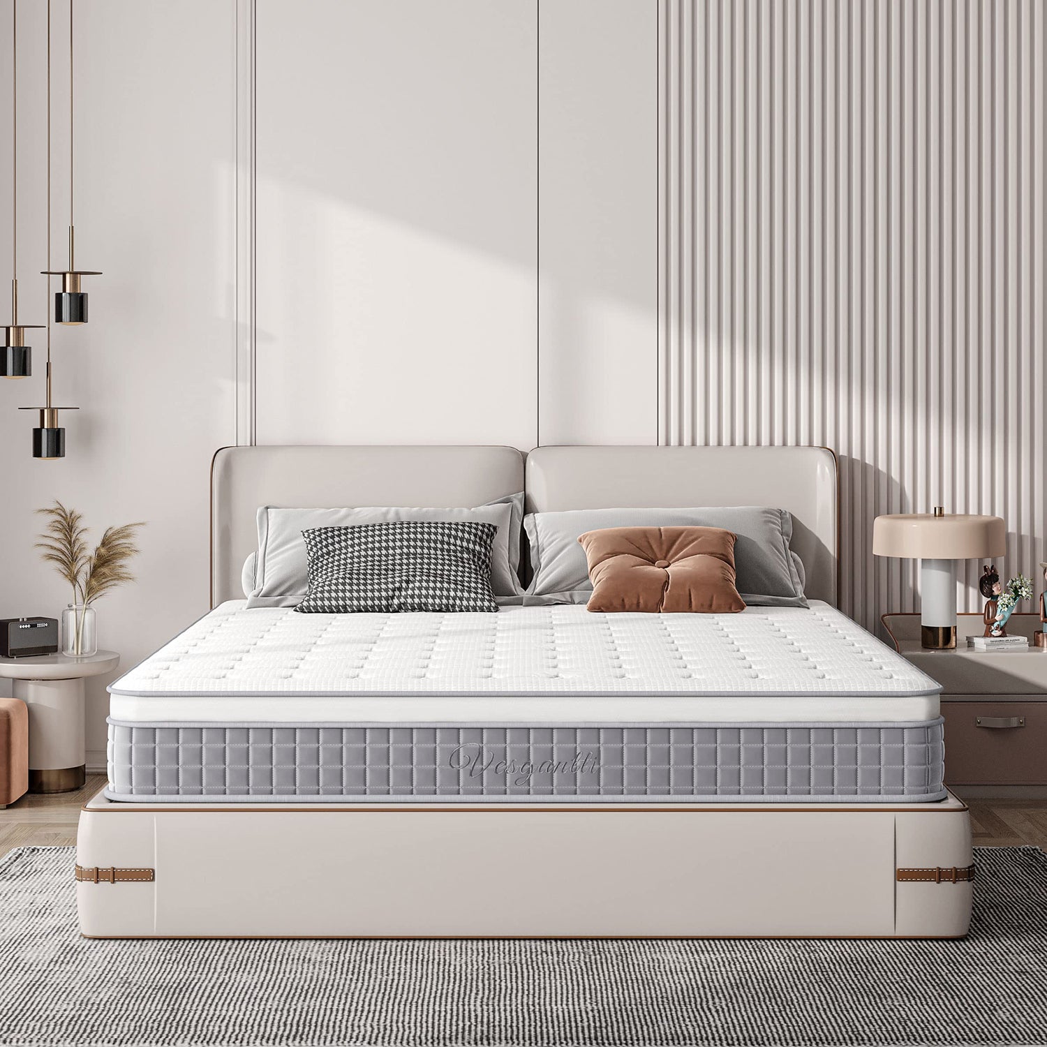 Matelas Boxtop Nova Hybrid Mémoire Ressorts 7 Zones 25cm 90x190