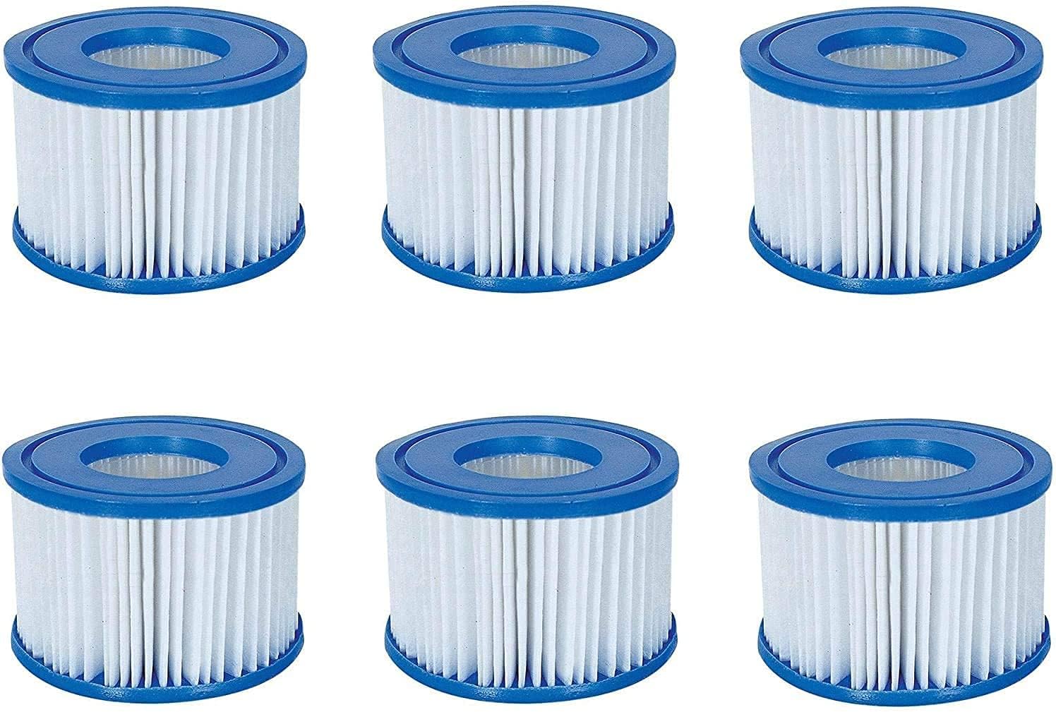 Confezione Da 6 Cartucce Filtro Per Vasche Idromassaggio Bestway, Lay- LARGEIGHT