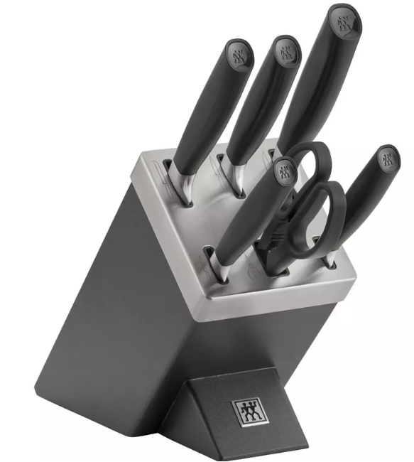 Zwilling Messerblock "mit Messer All Star Chromsilber, 7-teilig"