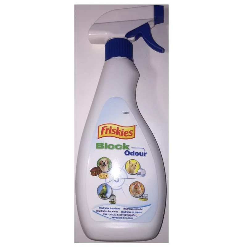 Spray „block Odour“ 500 Ml – Neutralisiert Tiergerüche – Friskies
