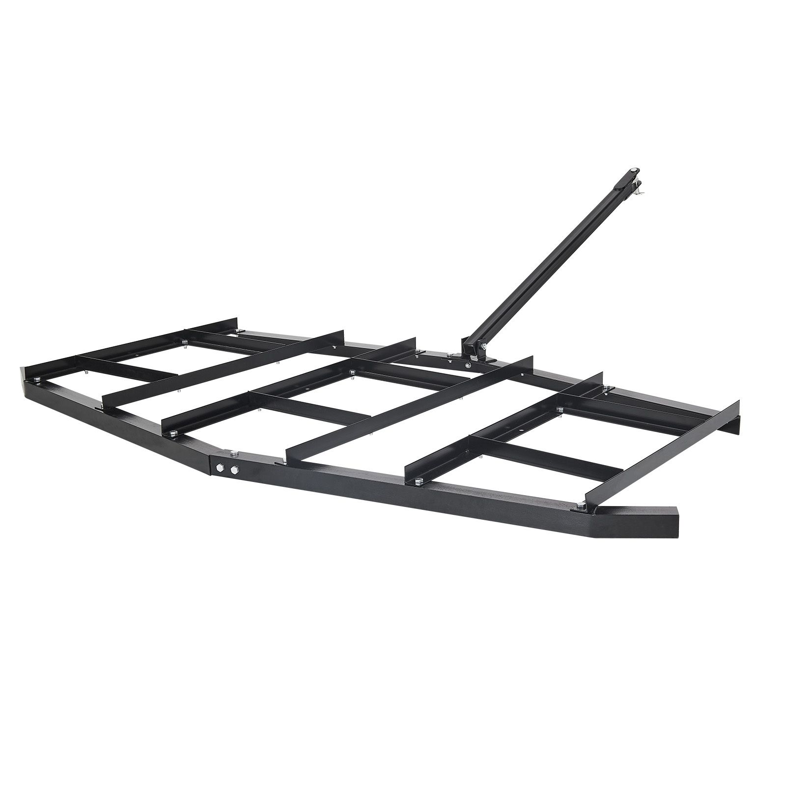 Herse de traînage 84" en acier Q235, attelage à broche, barres réglables 0-33", pour VTT, UTV et tracteurs de jardin