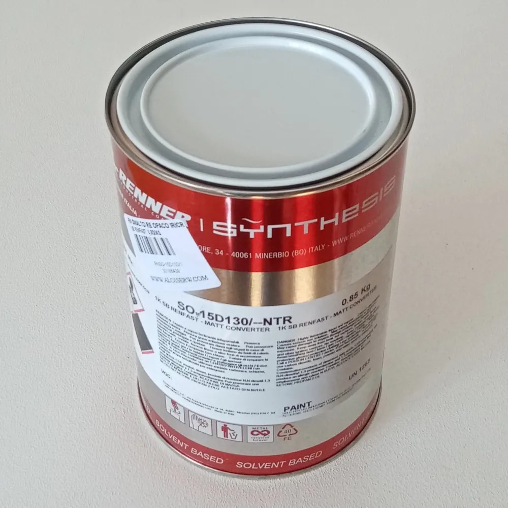 Renner Renfast 1kg Smalto Opaco Tutti I Ral 8000 Base Nitro A Rapid...