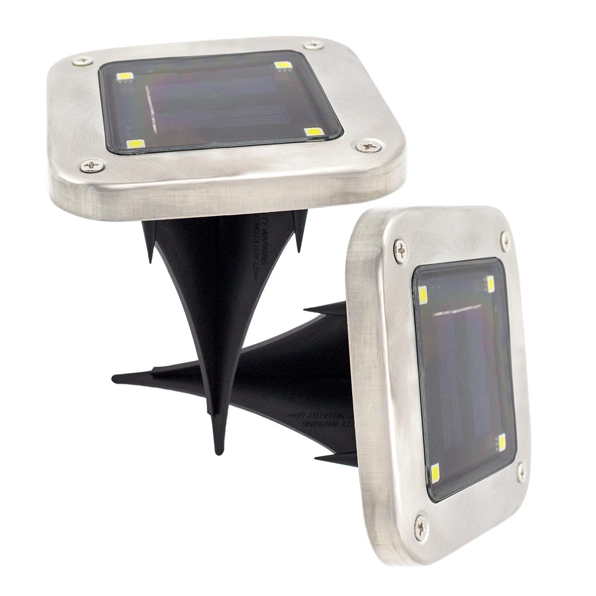 Lumisky Lote de 2 Focos Solares 100lm Decky Square