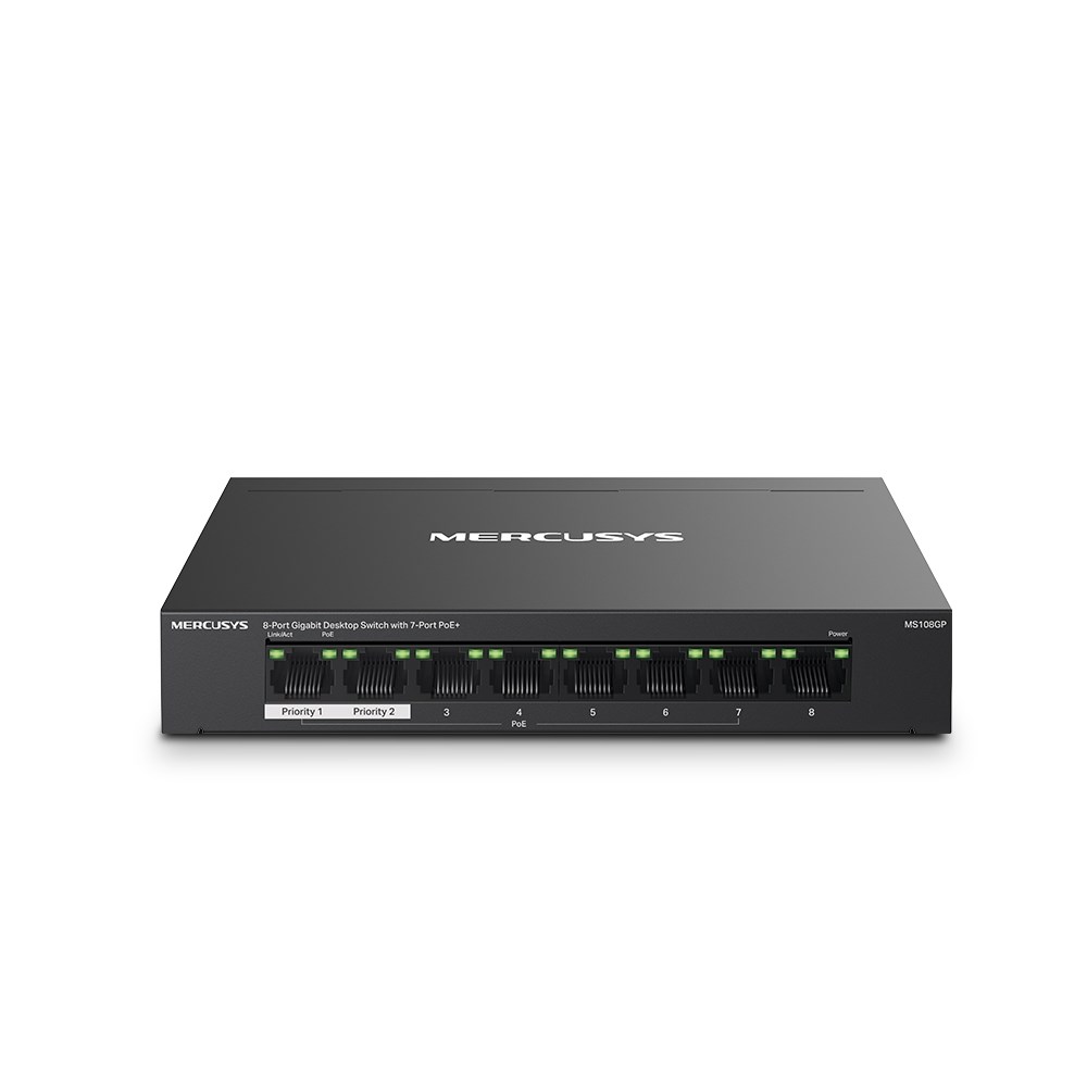 Mercusys Ms108gp Gigabit-Ethernet-Switch 8 Ports Poe - Bild 6