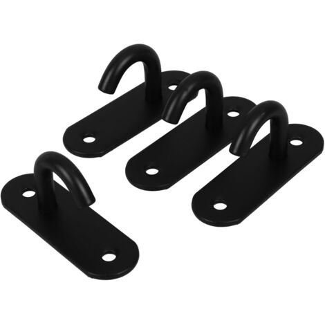 Crochets de suspension muraux pour seaux, acier inoxydable, étable et matériel, lot de 4