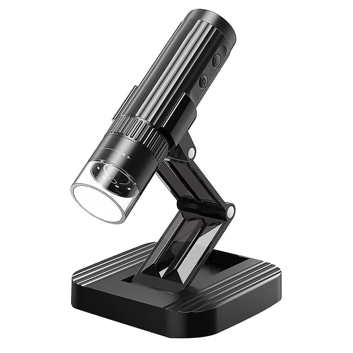 Microscope numérique sans fil 1000x, caméra 1080p HD, 8 LED réglables, Wi-Fi et USB