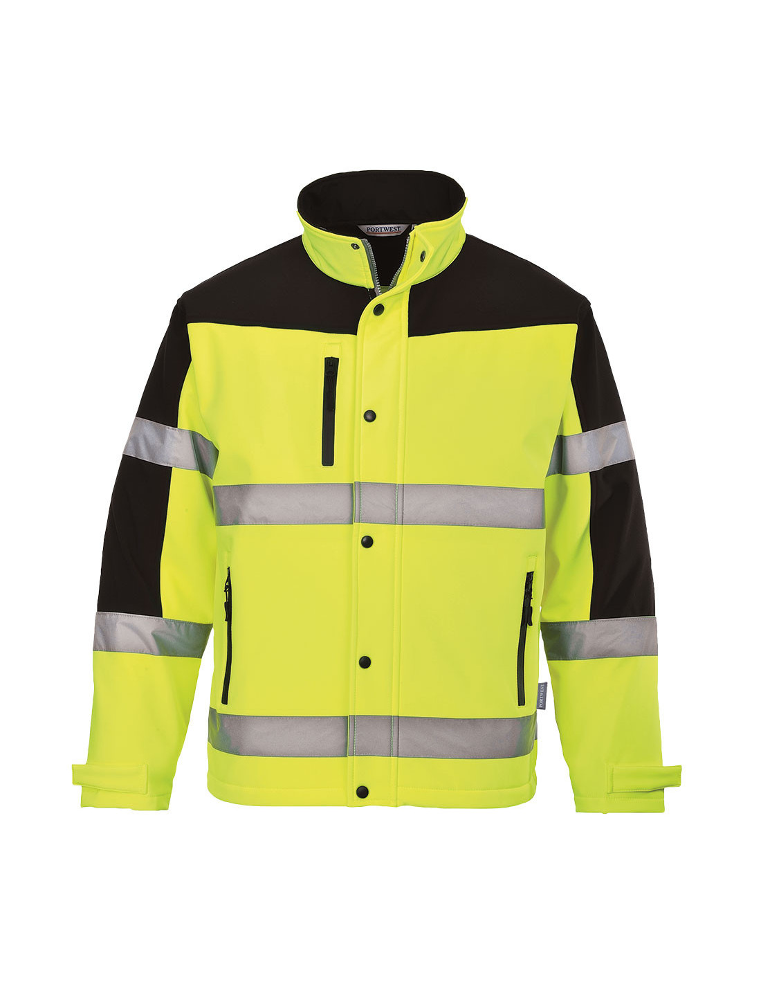 Portwest Gelb Softshell-Jacke Hv Bicolore (3 Lagen) L - Bild 3
