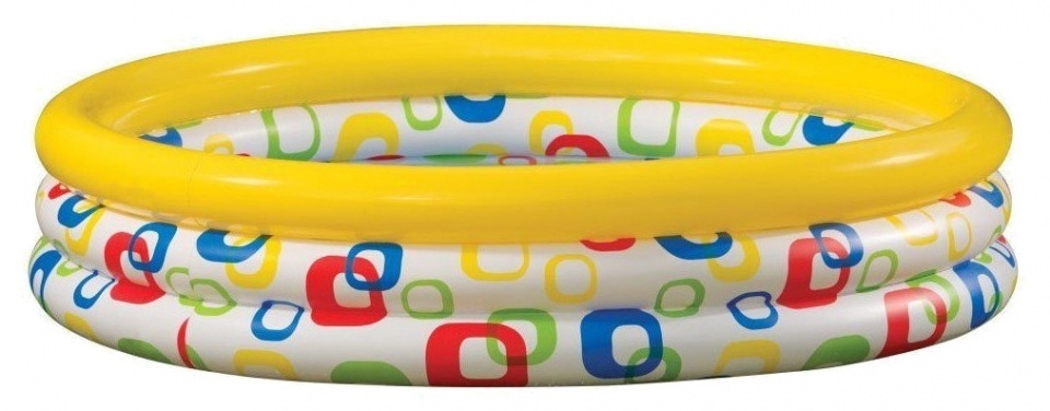 Intex Aufblasbares Planschbecken Regenbogen Bunt 147X33 Cm
