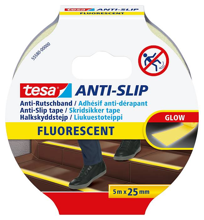 Tesa Anti-Rutsch-Band 25mm x 5m natur - Image 2